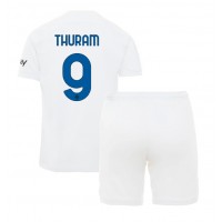 Inter Milan Marcus Thuram #9 Vonkajší Detský futbalový dres 2023-24 Krátky Rukáv (+ trenírky)